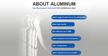 Heat Exchangers Aluminum VS Iron/Stainless steel